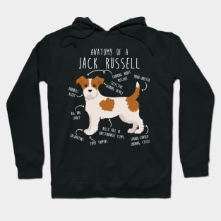 Broken Coat Jack Russell Terrier Dog Anatomy Hoodie